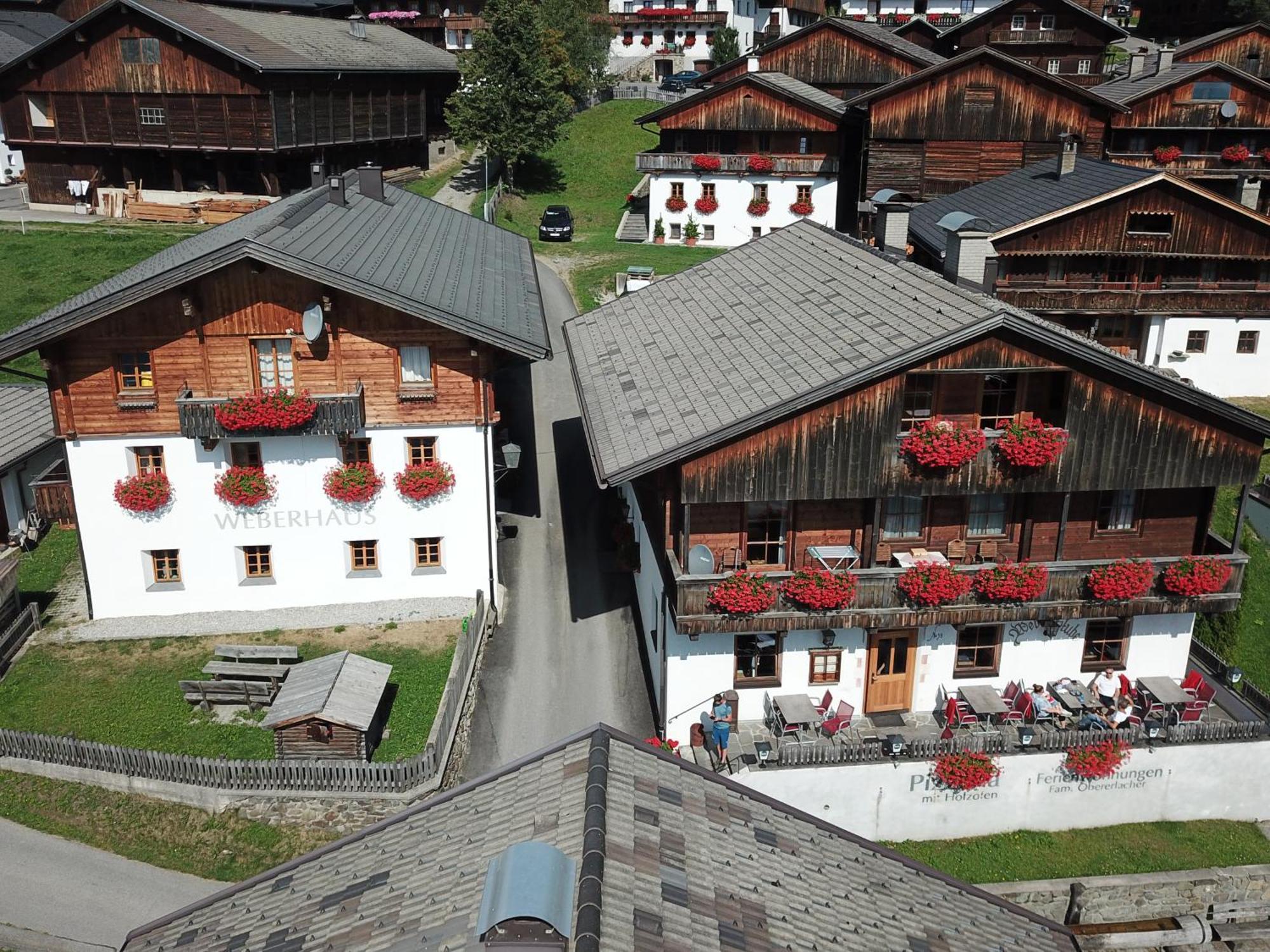 Weberstube Weberhaus Zollhaus Zollstoeckl Daire Obertilliach Dış mekan fotoğraf